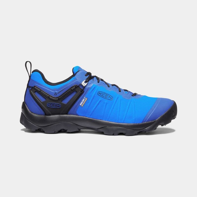 Keen Venture Waterproof Mens Hiking Shoes Blue Online (6908-PKSQD)